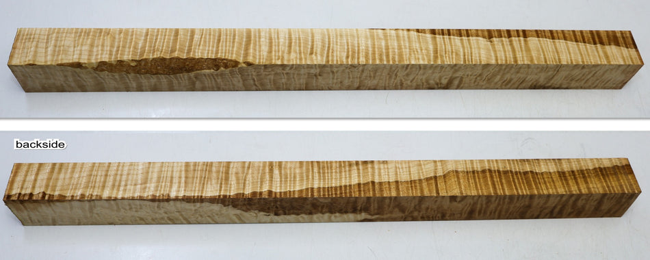 Maple Flame Spindle Square 1.55" x 1.55" x 20.5" (HIGH FIGURE) - Stock# 6-4331