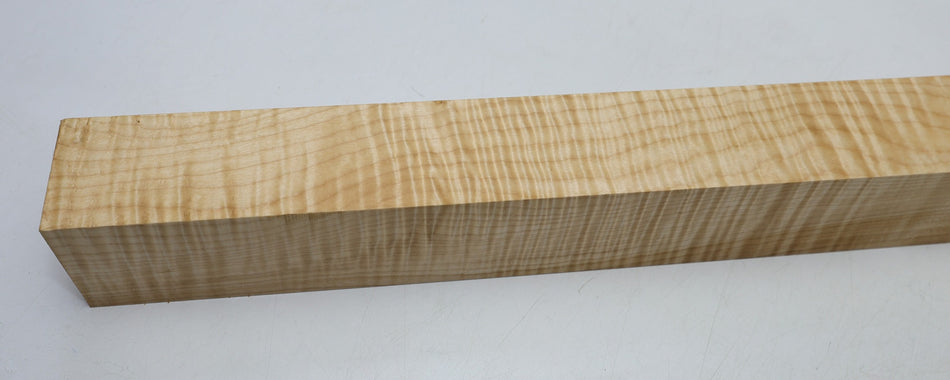 Maple Flame Square Spindle 2.55" x 2.55" x 22.5" (Great Figure, 2nd) - Stock# 6-4334