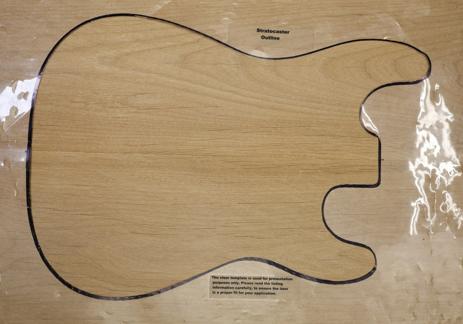 Alder body blank, unglued 2pc, 1.82" thick (HIGH GRADE 4★) - Stock# 6-4363