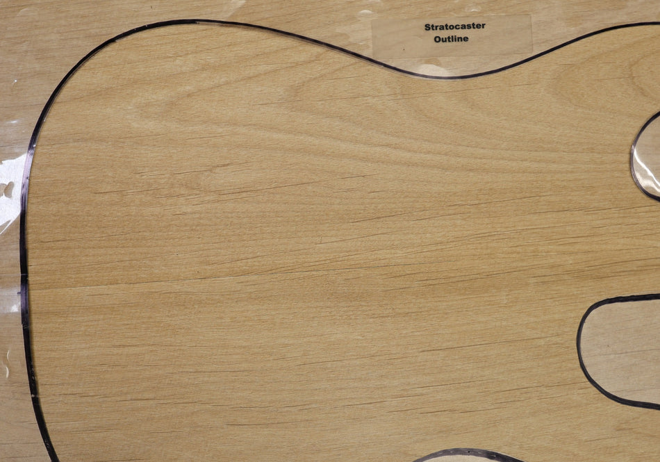 Alder body blank, unglued 2pc, 1.82" thick (HIGH GRADE 4★) - Stock# 6-4363