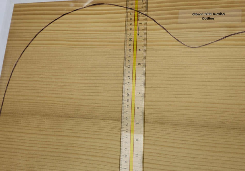 Torrefied Sitka Spruce Jumbo Guitar Set, 0.195" thick (+Factory) - Stock# 6-4422