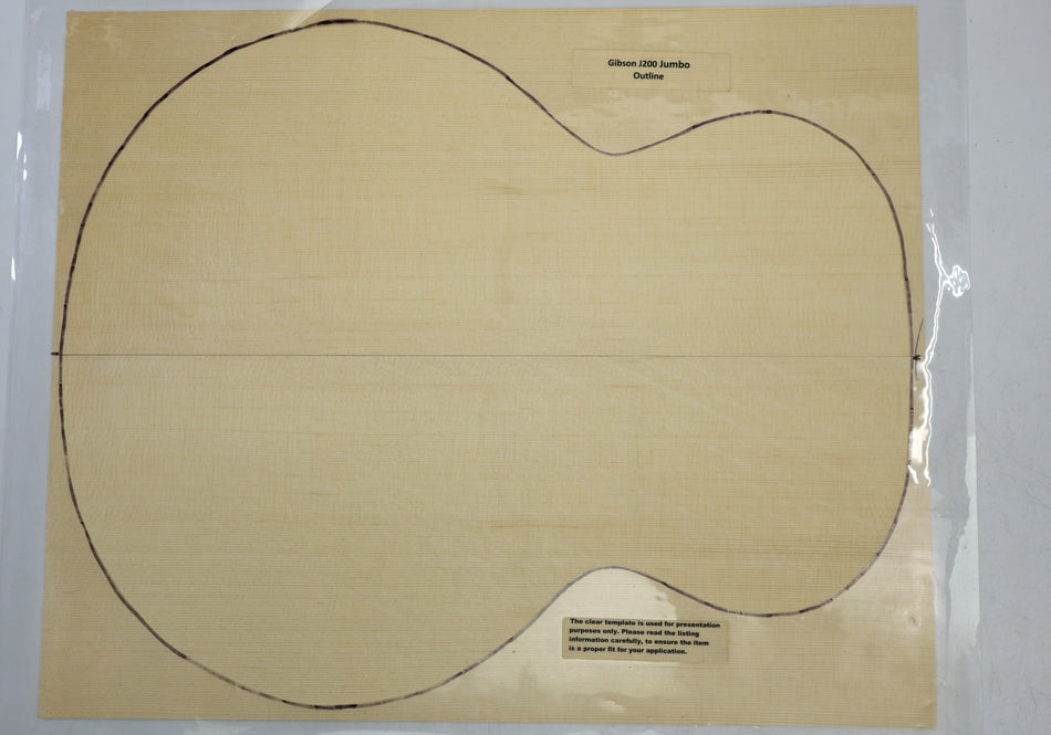 Engelmann Spruce Jumbo Guitar Set, 0.145" thick (+STANDARD +3★) - Stock# 6-4423