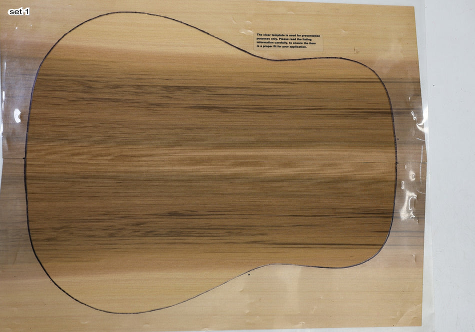Red Cedar Dreadnought, 2 Guitar Sets 0.15" thick (+Factory) - Stock# 6-4436