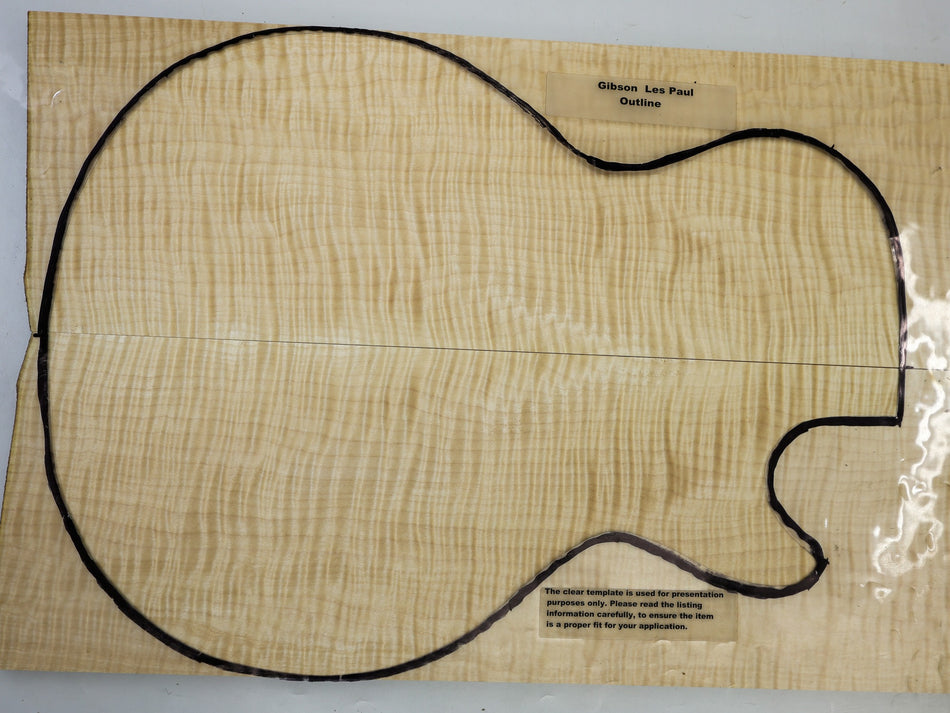 Maple Flame Guitar set, 1" thick (PREMIUM FIGURE) - Stock# 6-4444