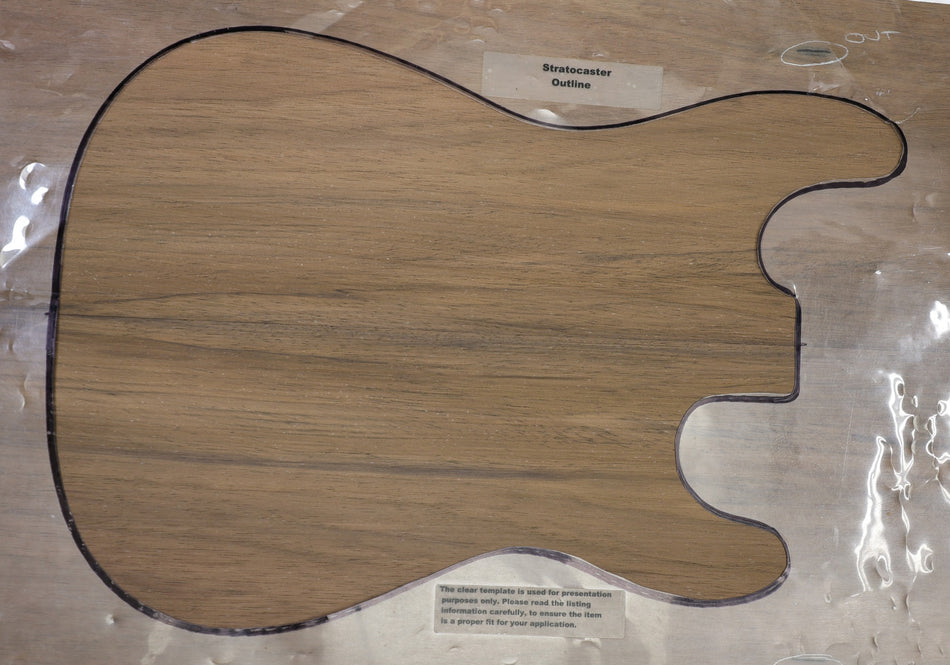 Walnut (Nogal) Guitar set, 0.13" thick - Stock# 6-4456