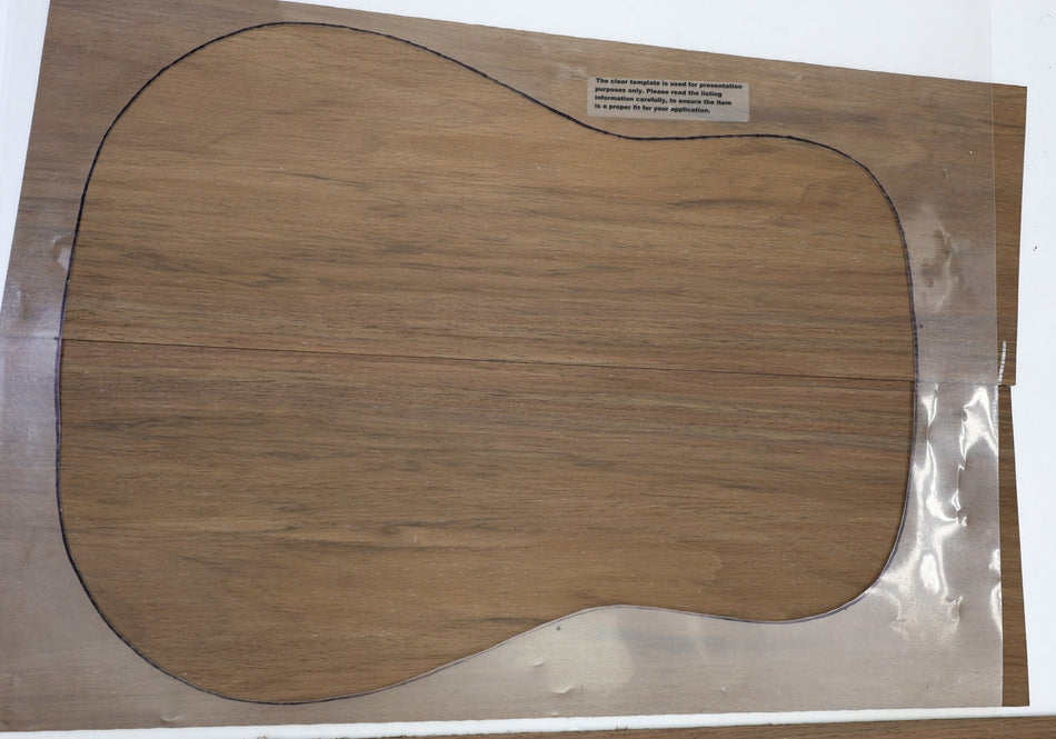 Back & Side set Walnut (Nogal), Dreadnought - Stock# 6-4457