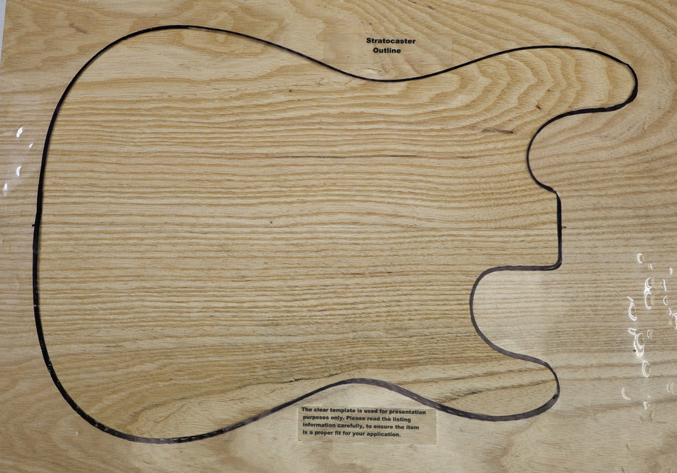 Swamp Ash body blank, unglued 2pc, 1.9" thick (Standard) - Stock# 6-4471