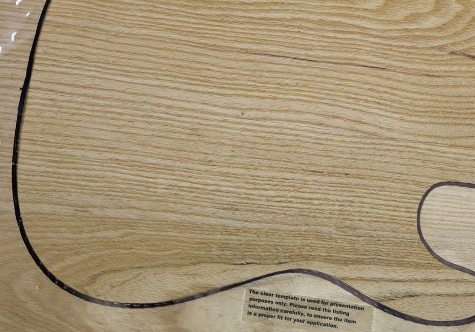Swamp Ash body blank, unglued 2pc, 1.9" thick (Standard) - Stock# 6-4471