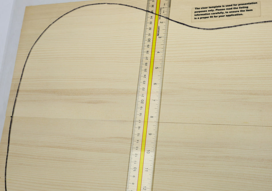 Adirondack Red Spruce Dreadnought Guitar Set, 0.19" thick (Standard 3★) - Stock# 6-4476