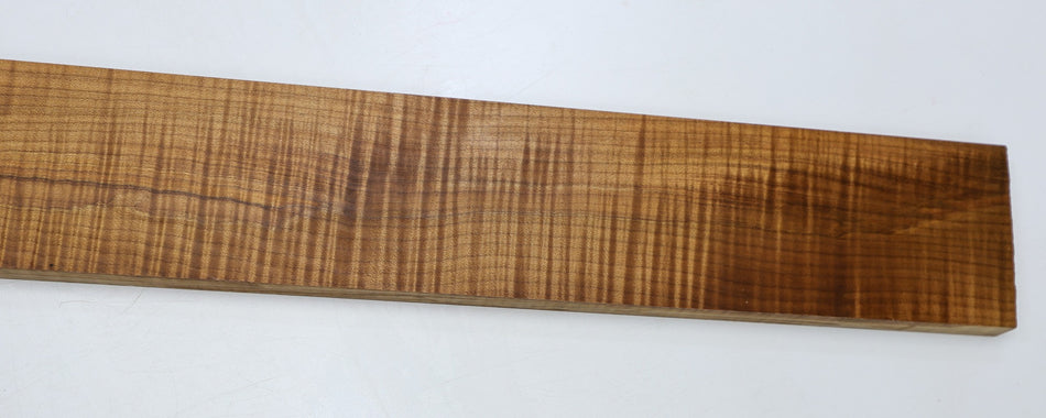 Torrefied Maple Flame Neck Blank 0.85" x 3.9" x 30.5" - Stock# 6-4486