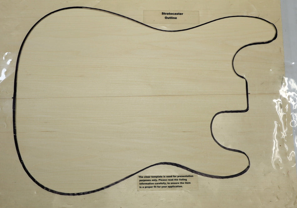Basswood body blank, unglued 2pc, 1.8" thick (HIGH GRADE, Light) - Stock# 6-4491