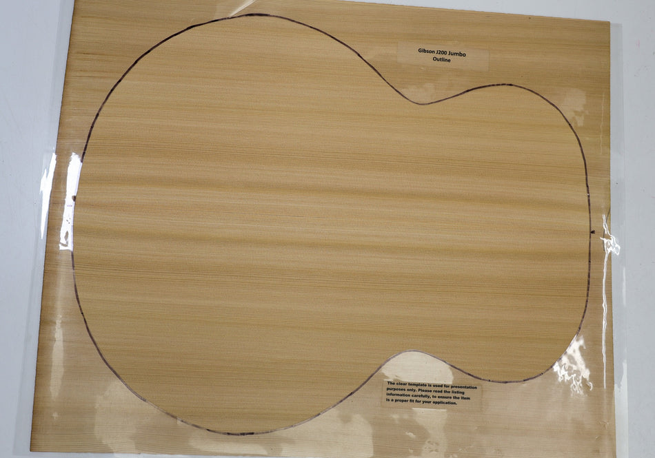 Red Cedar Jumbo Guitar Set, 0.14" thick (+Professional) - Stock# 6-4498