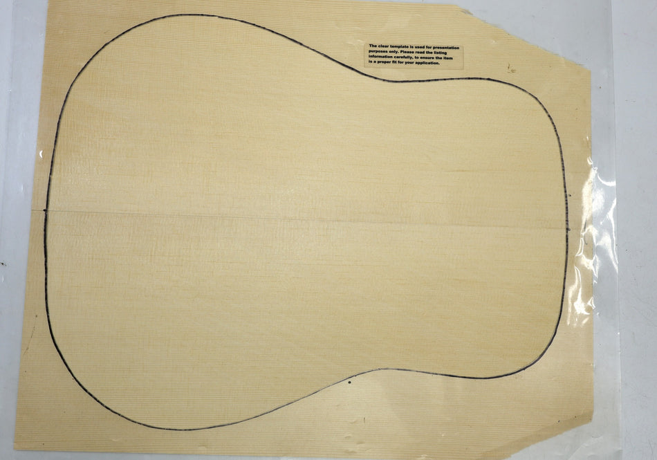 Engelmann Spruce Dreadnought Guitar Set, 0.15" thick (HIGH GRADE) - Stock# 6-4515