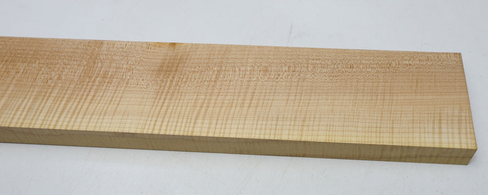 Maple Flame Neck Blank 1" x 4.2" x 29.5" (Good Figure) - Stock# 6-4525