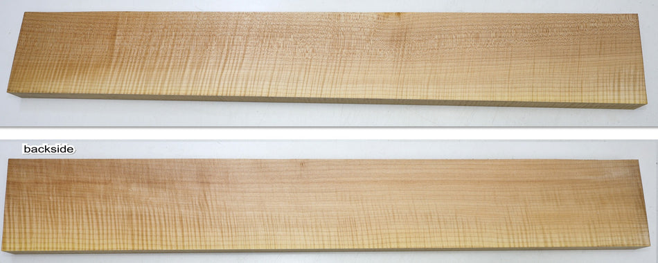 Maple Flame Neck Blank 1" x 4.2" x 29.5" (Good Figure) - Stock# 6-4525