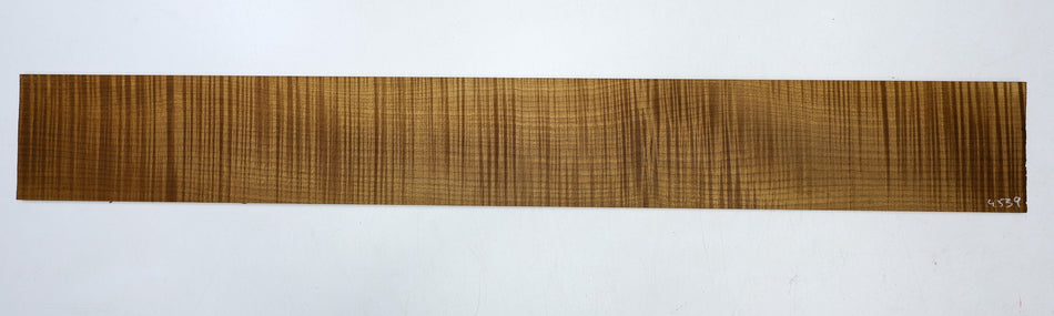 Torrefied Maple Flame Bass Fingerboard, 33" long, unslotted (HIGH FIGURE, 2nd) - Stock# 6-4539