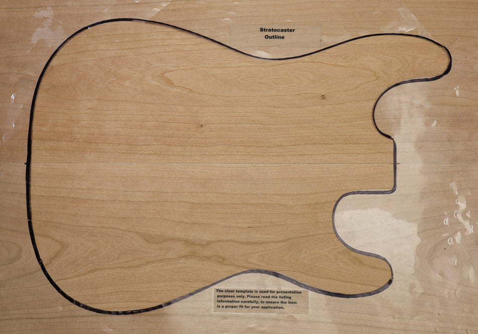 Cherry Small Archtop Body blank, unglued 2pc, 1.85" thick (2nd) - Stock# 6-4547