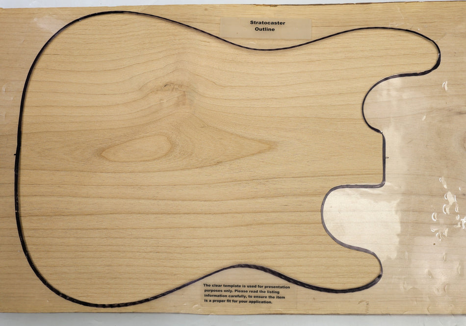 Alder body blank, one piece, 1.84" thick (2nd, Light)- Stock# 6-4548