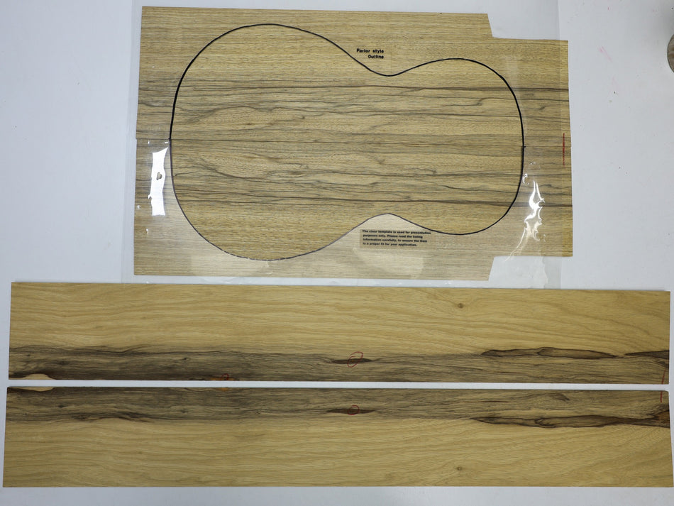 Back & Side set Black Limba, Parlor - Stock# 6-4569