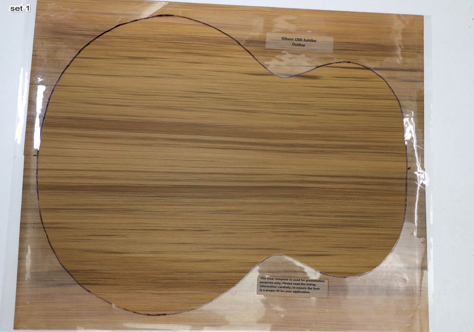 Red Cedar Jumbo, 2 Guitar Sets 0.15" thick (Factory) - Stock# 6-4574
