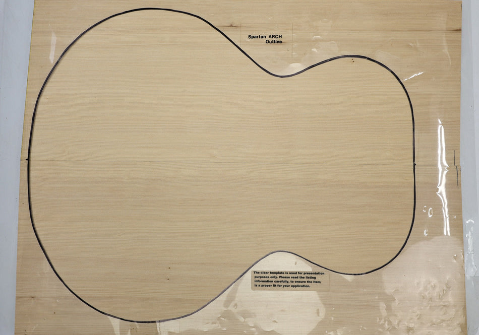 Sitka Spruce Archtop Guitar set, 1" thick (2nd) - Stock# 6-4586