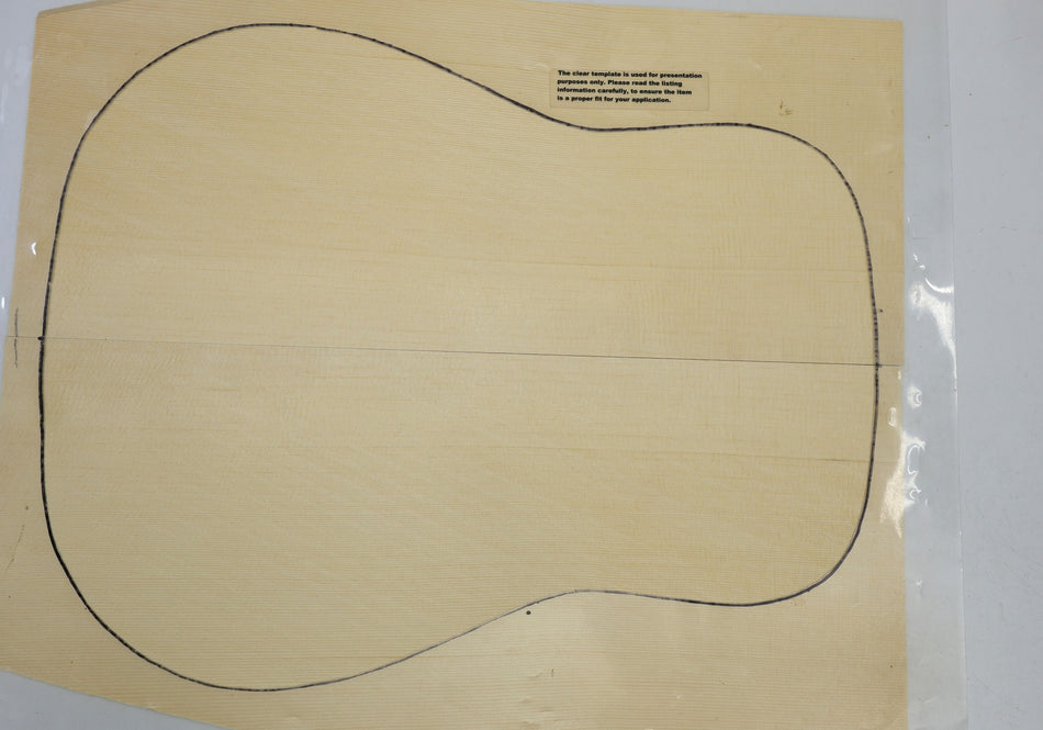 Engelmann Spruce Jumbo Guitar Set, 0.15" thick (+STANDARD +3★) - Stock# 6-4608