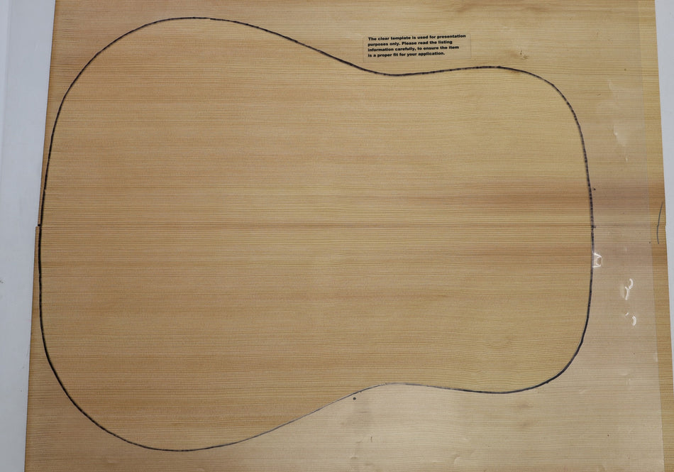 Red Cedar Dreadnought Guitar Set, 0.16" thick (Professional) - Stock# 6-4609