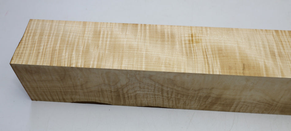 Maple Flame Spindle Square 3.8" x 22.8" (Great Figure) - Stock# 6-4610