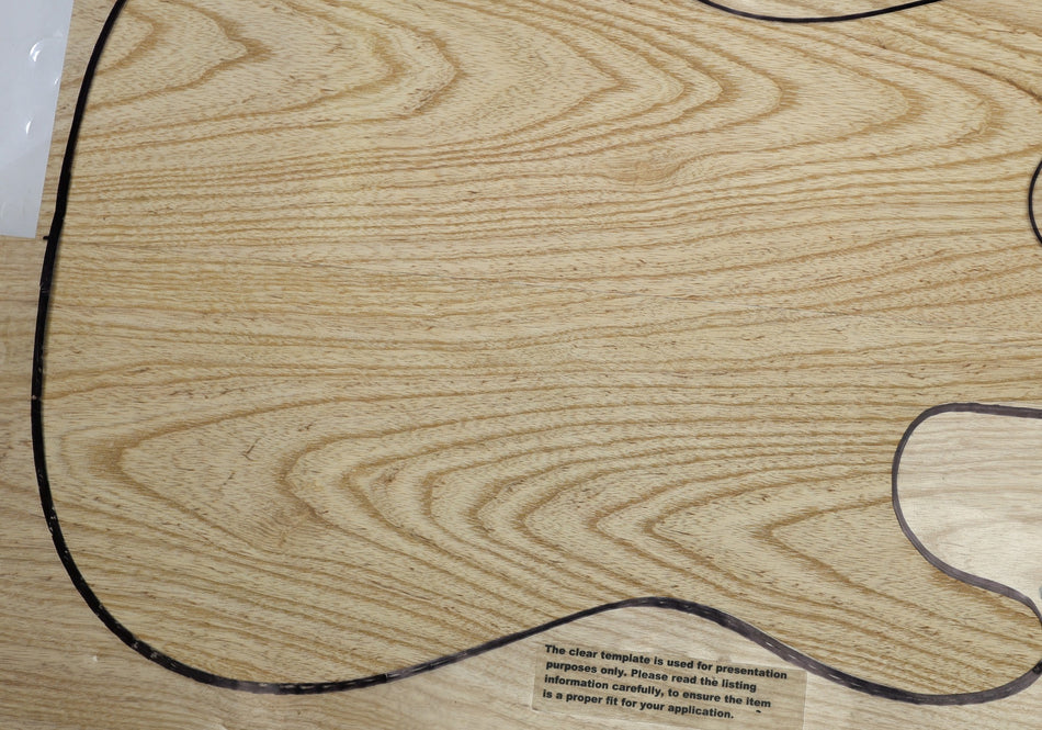 Swamp Ash body blank, unglued 2pc, 1.98" thick (Standard) - Stock# 6-4625