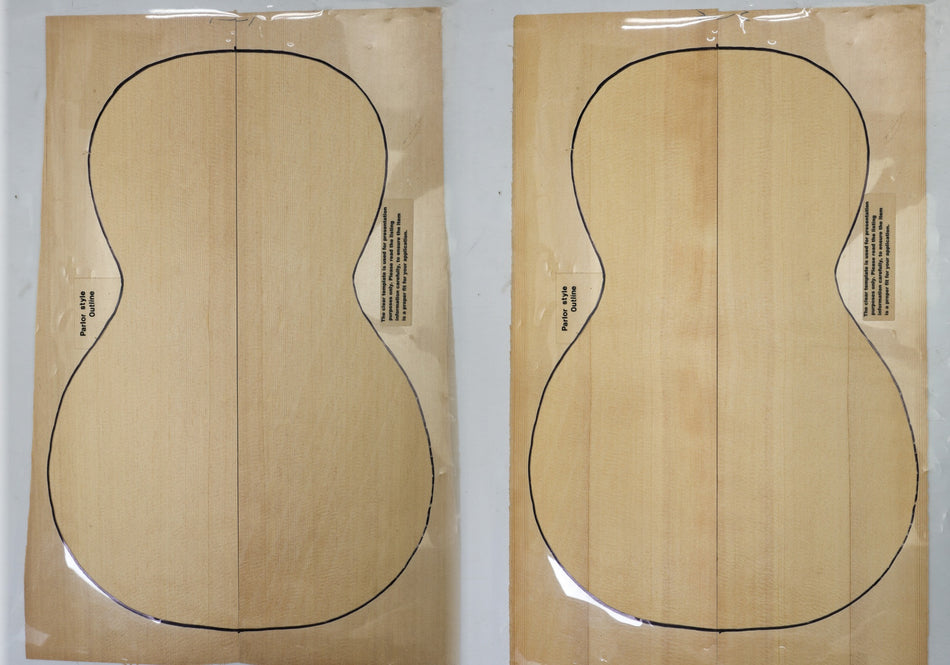 Sitka Spruce Parlor, 2 Guitar Sets, 0.16" thick (Professional) - Stock# 6-4641