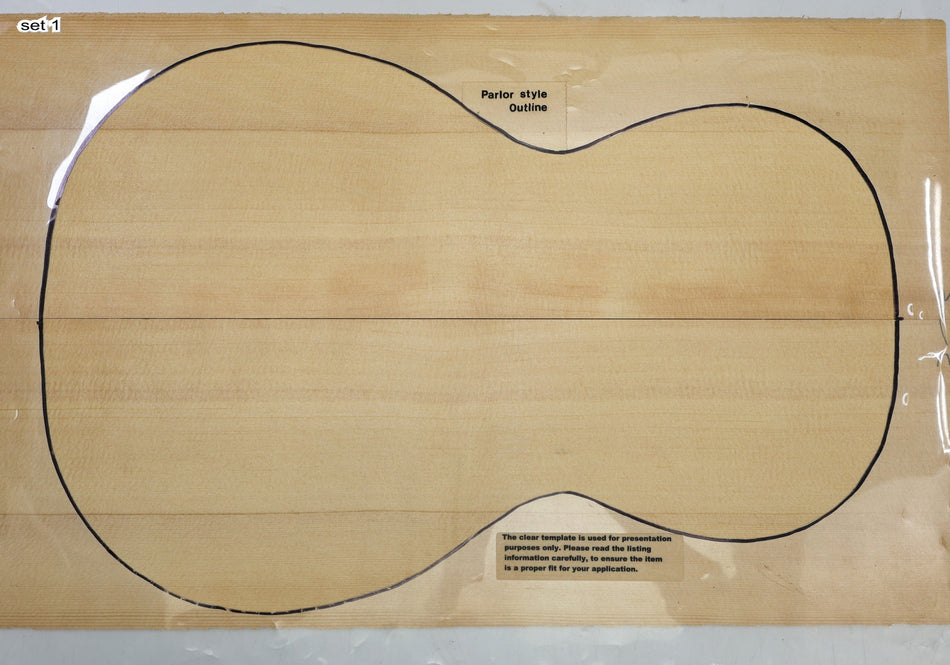 Sitka Spruce Parlor, 2 Guitar Sets, 0.16" thick (Professional) - Stock# 6-4641