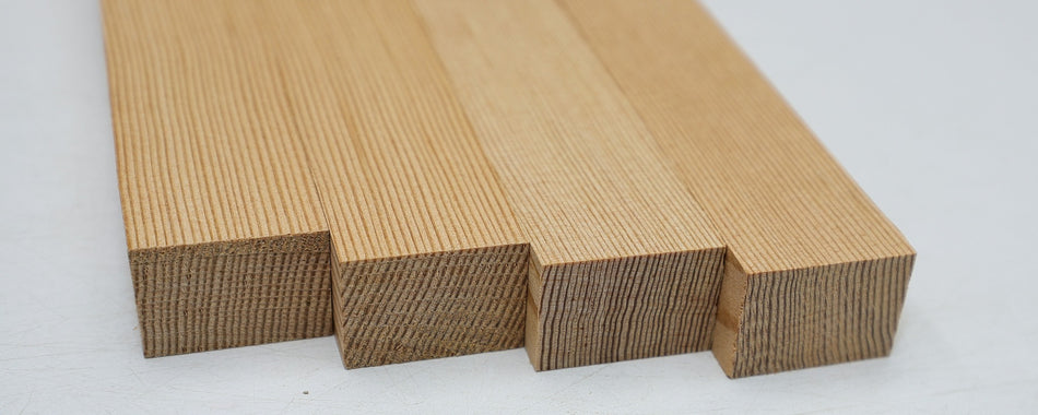 Douglas-Fir Bracewood, 4 blocks 0.85" x 1.25" x 18.25" - Stock# 6-4650