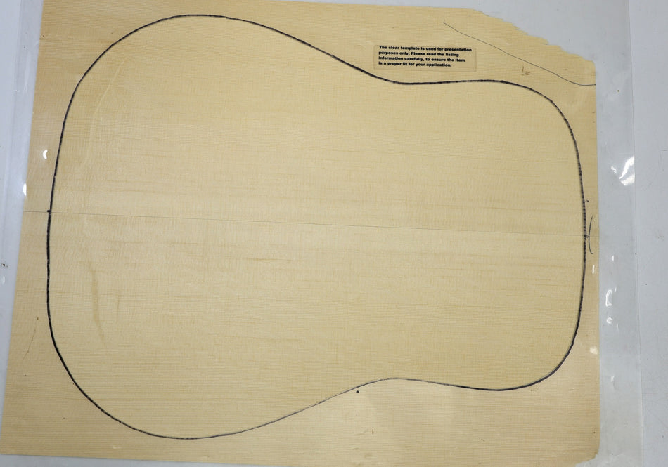 Engelmann Spruce Dreadnought Guitar Set, 0.15" thick (HIGH GRADE) - Stock# 6-4662
