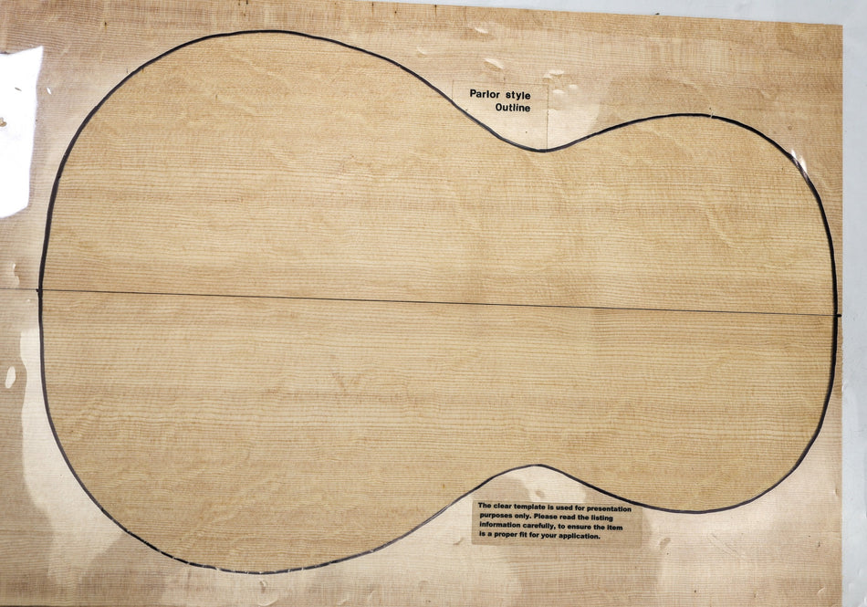 Sitka Spruce Parlor Guitar Set, 0.16" thick (Bearclaw 3★) - Stock# 6-4673