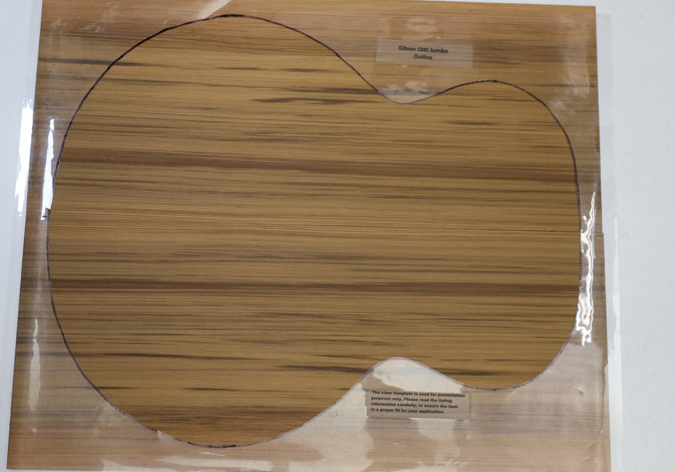 Red Cedar Jumbo Guitar Set, 0.14" thick (+Factory) - Stock# 6-4583