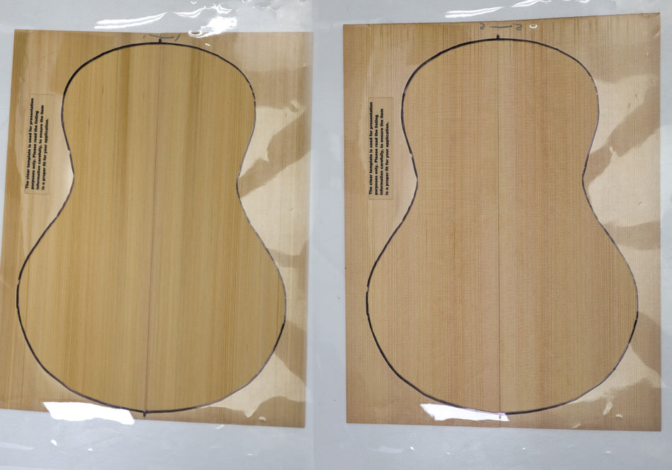 Red Cedar Ukulele / Flat Mandolin, 2 Sets, 0.14" thick (Standard) - Stock# 6-4686