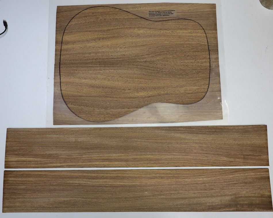 Back & Side set Bhilwara Ceylon Rosewood, Dreadnought (HIGH GRADE) - Stock# 6-4698