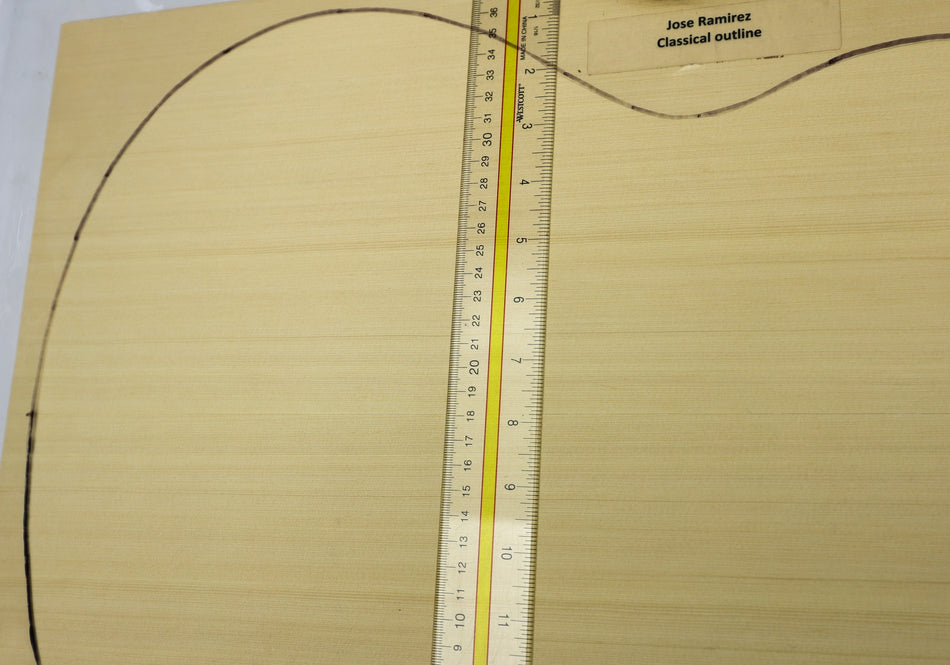 Alaskan Yellow Cedar Classical Guitar Set, 0.14" thick (HIGH GRADE 4★) - Stock# 6-4700