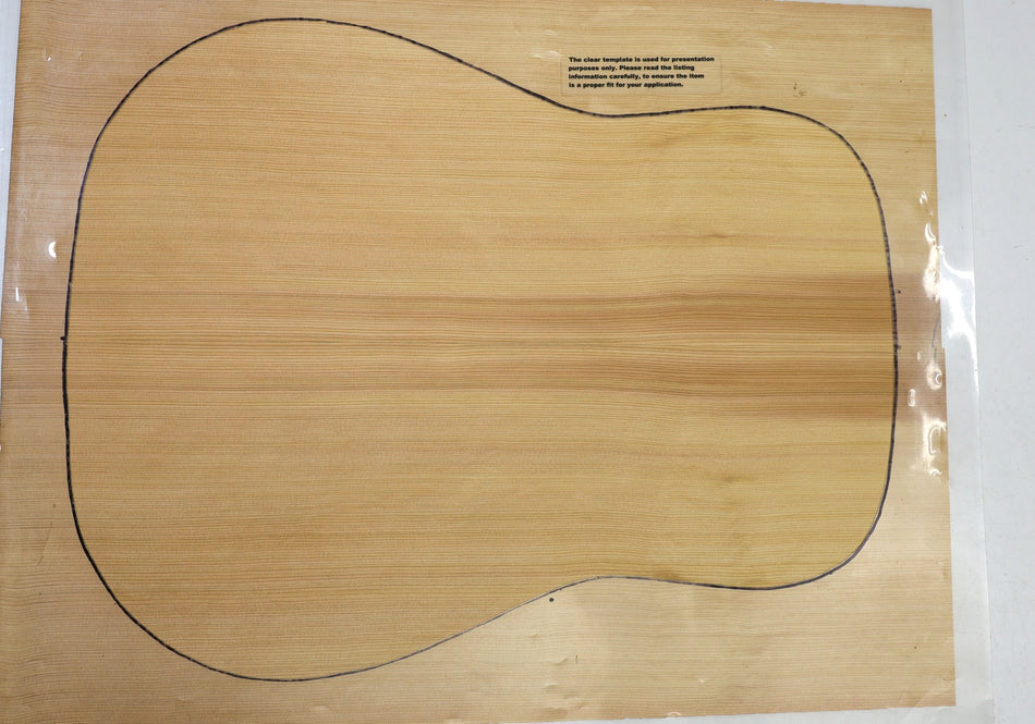 Red Cedar Dreadnought Guitar Set, 0.16" thick (+Factory) - Stock# 6-4701