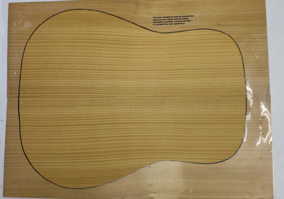 Torrefied Sitka Spruce Dreadnought Guitar Set, 0.165" thick (+Factory) - Stock# 6-4703