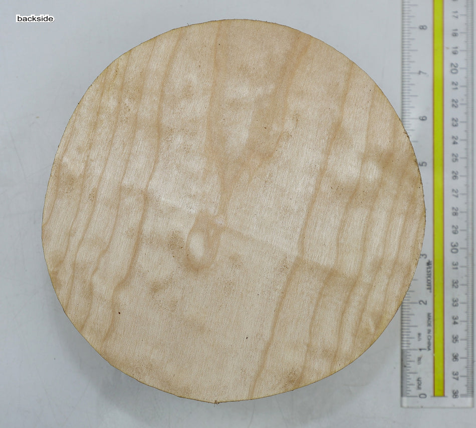 Maple Quilt Round 7" diameter x 2.75" - Stock# 6-4705