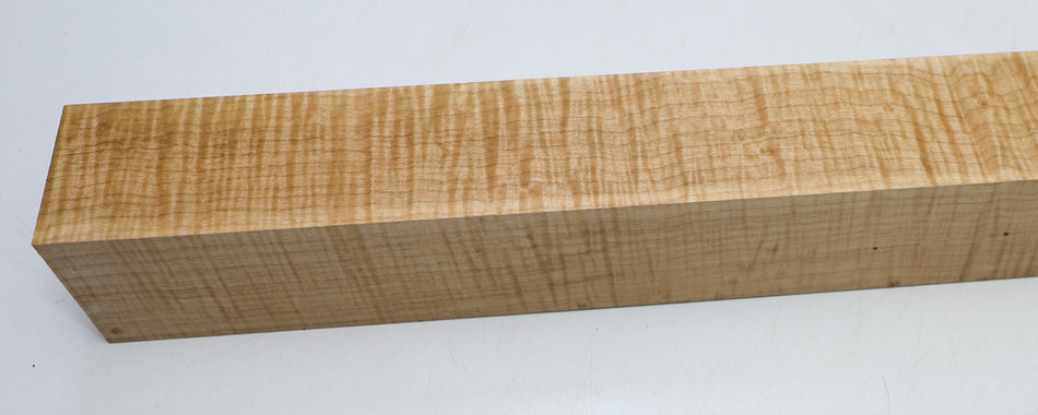 Maple Flame Spindle Square 2.45" x 2.45" x 21" (GREAT FIGURE, 2nd) - Stock# 6-4707