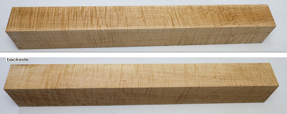 Maple Flame Spindle Square 2.45" x 2.45" x 21" (GREAT FIGURE, 2nd) - Stock# 6-4707