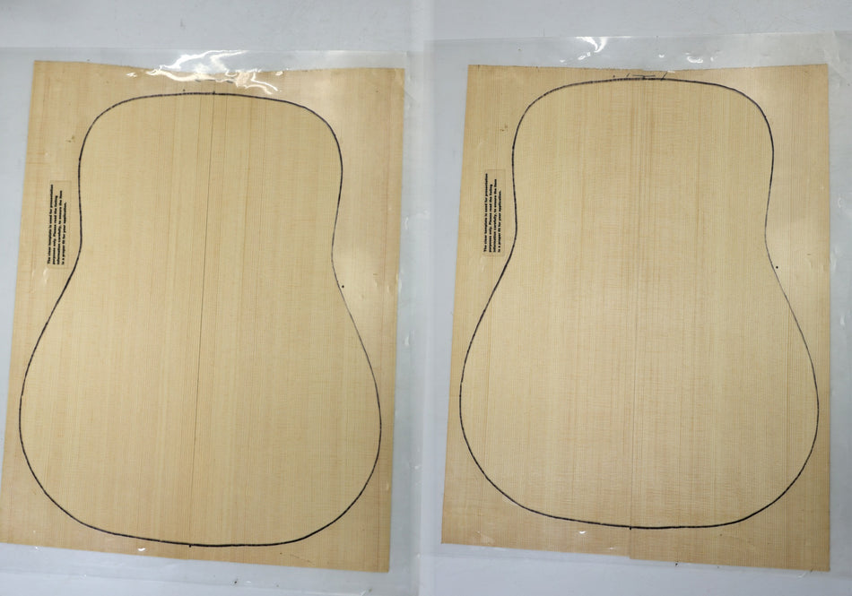 Sitka Spruce Dreadnought, 2 Guitar Sets, 0.155" thick (Professional +2★) - Stock# 6-4712