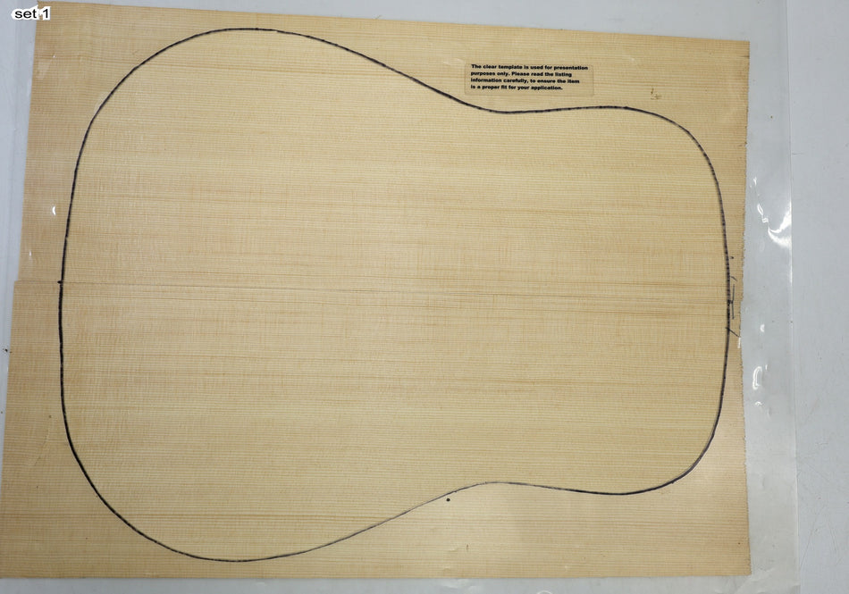 Sitka Spruce Dreadnought, 2 Guitar Sets, 0.155" thick (Professional +2★) - Stock# 6-4712