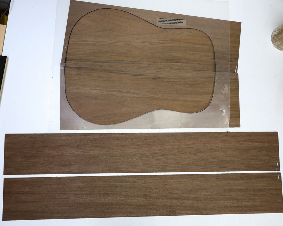 Back & Side set Walnut (Nogal), Dreadnought - Stock# 6-4717