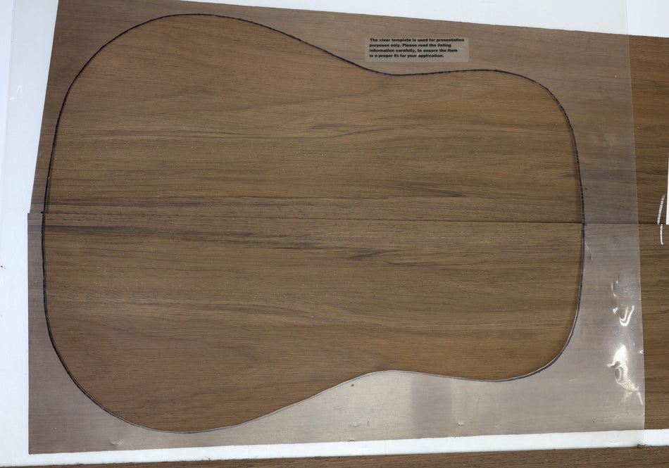 Back & Side set Walnut (Nogal), Dreadnought - Stock# 6-4717