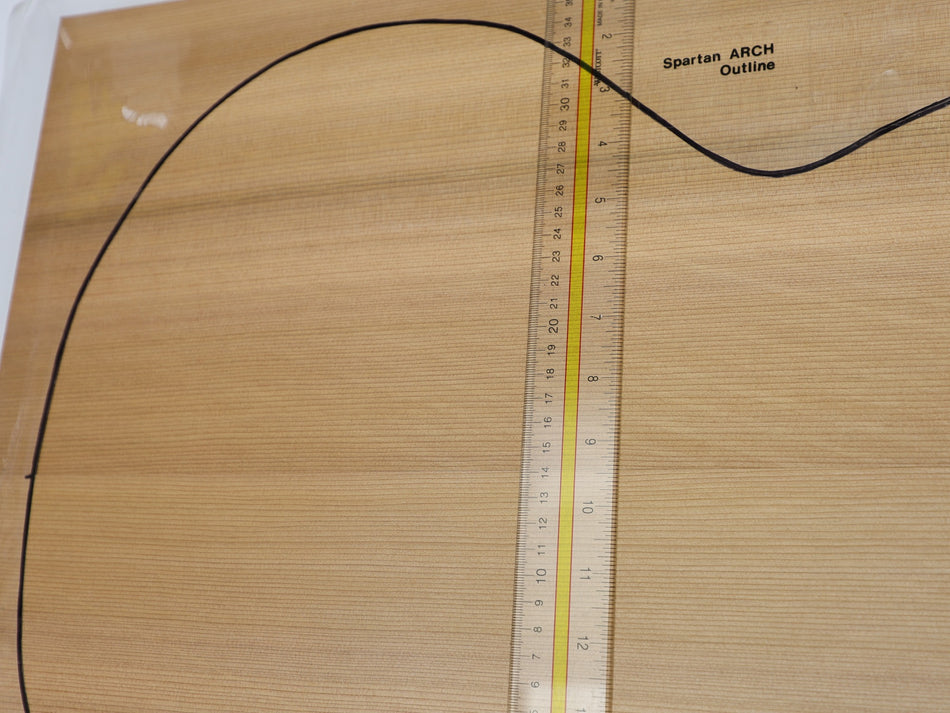Red Cedar Archtop Guitar set, 1" thick (Professional) - Stock# 6-4728