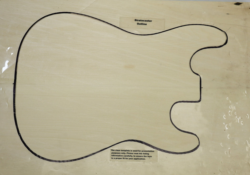 Basswood body blank, unglued 2pc, 1.82" thick (Standard, Light) - Stock# 6-4729