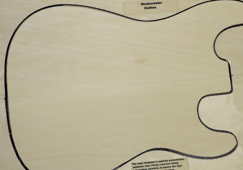 Basswood body blank, unglued 2pc, 1.82" thick (Standard, Light) - Stock# 6-4729